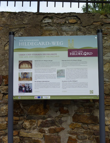 Infotafeln  Hildegardweg RÜD