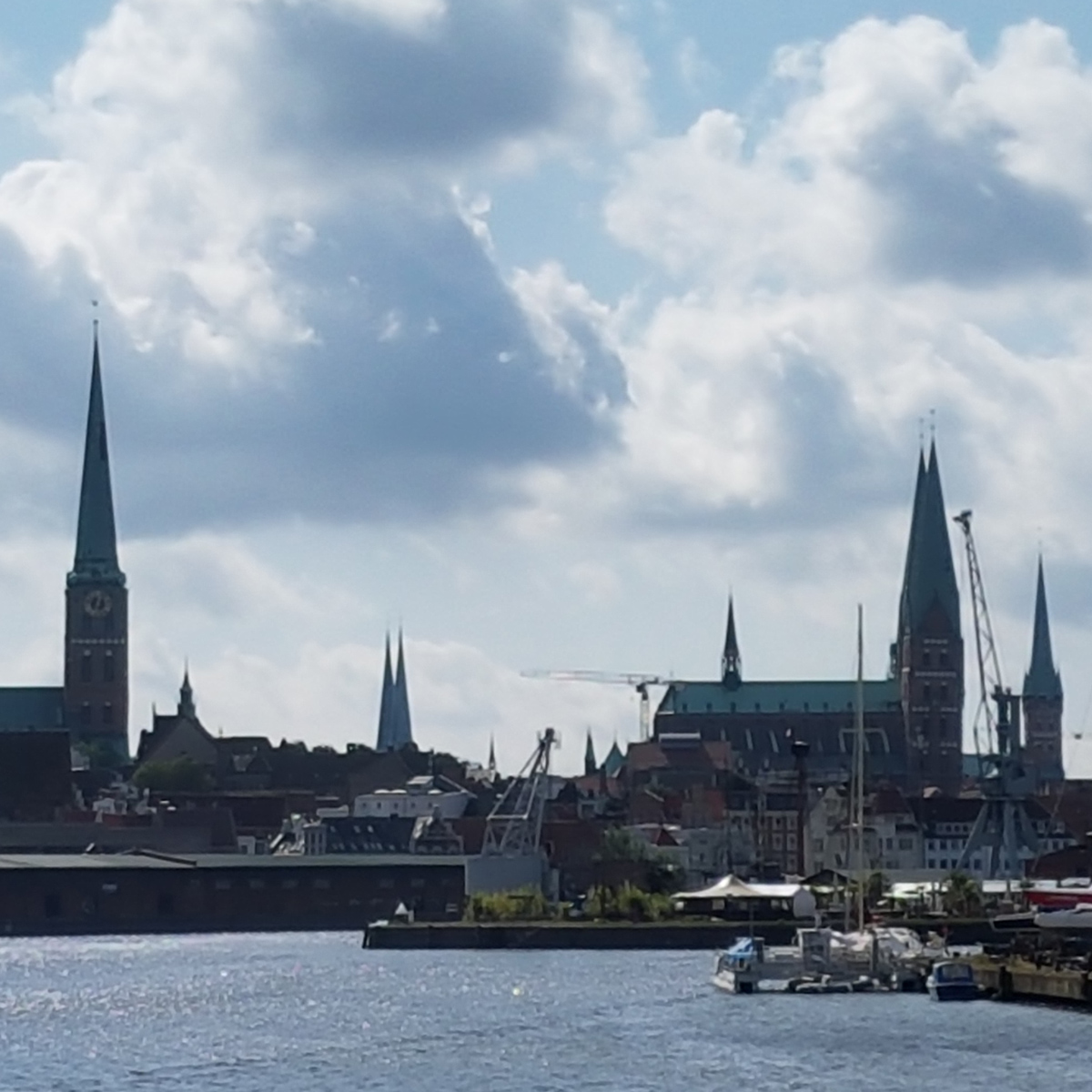 Lübeck_Türmeblick